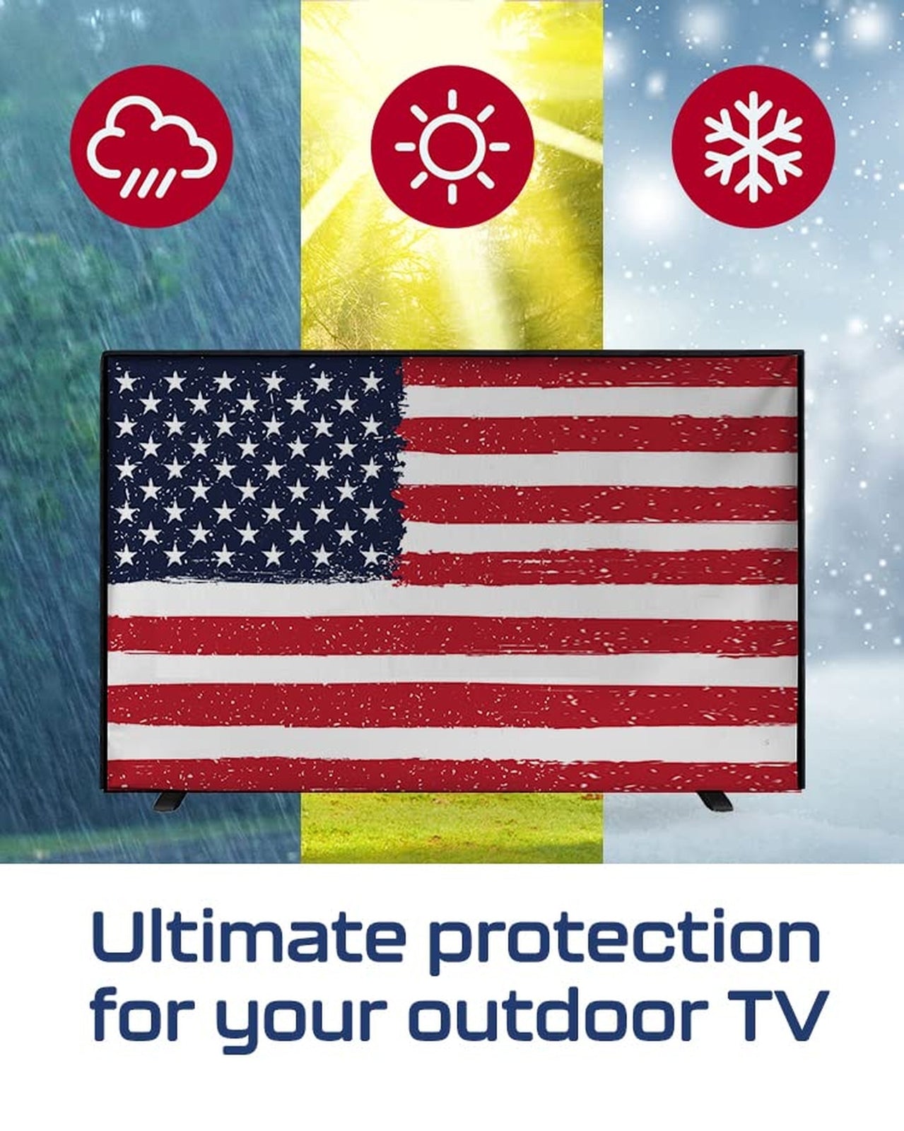 Outdoor TV Cover 65 Inch Waterproof and Weatherproof TV Covers | Outdoor TV E...