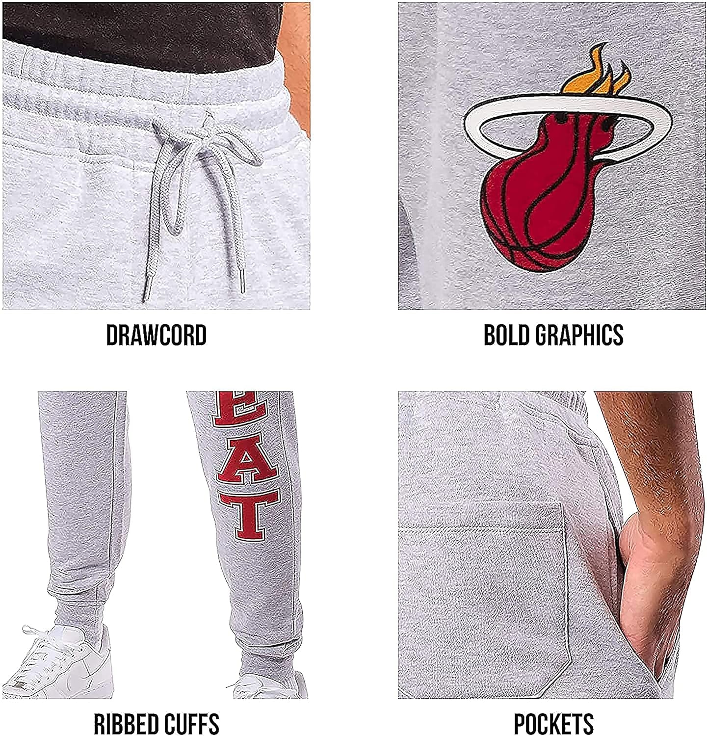 Men'S NBA Official Super Soft Game Day Jogger Sweatpants