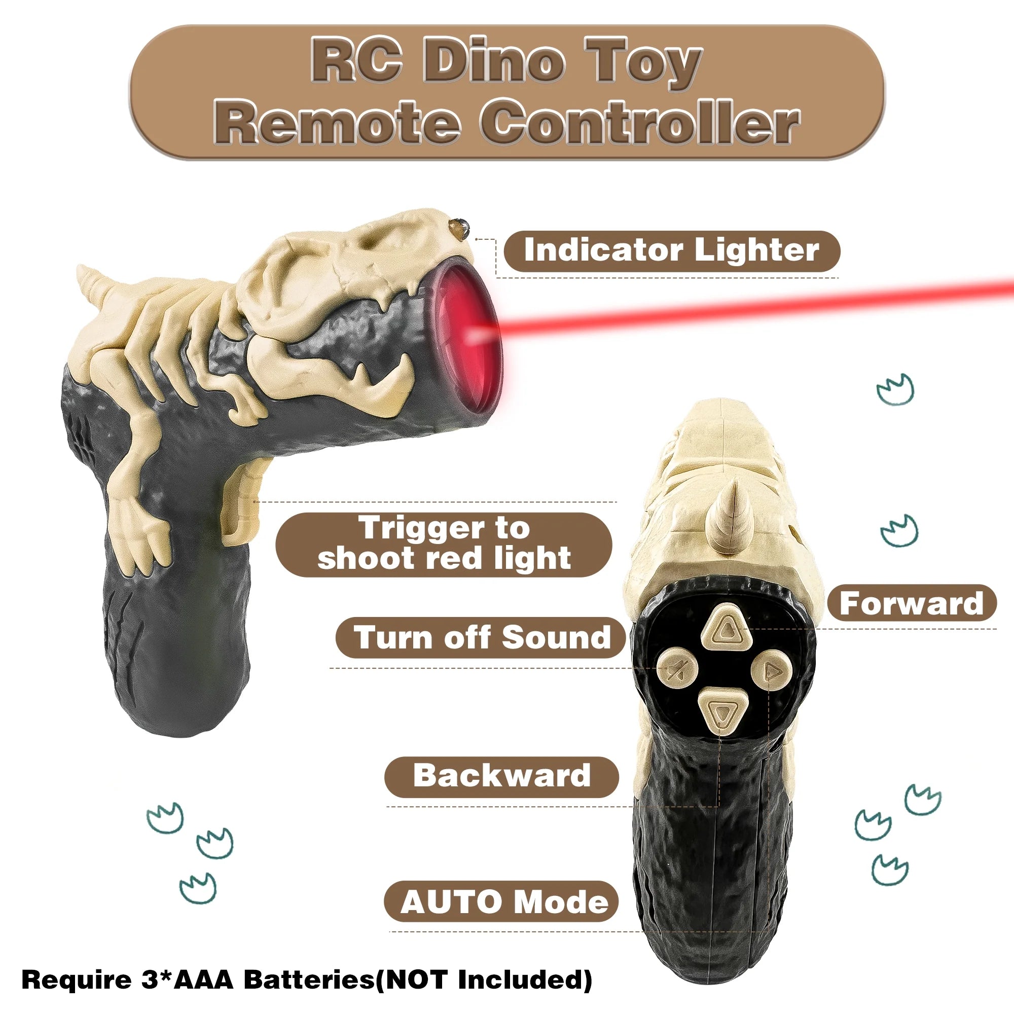 Remote Control Dinosaur Toys for Boys Kids, Electronic RC Robot Toy Walking Roaring Spray Dinosaur Gift for Birthday Christmas for Kids 3-8 Year