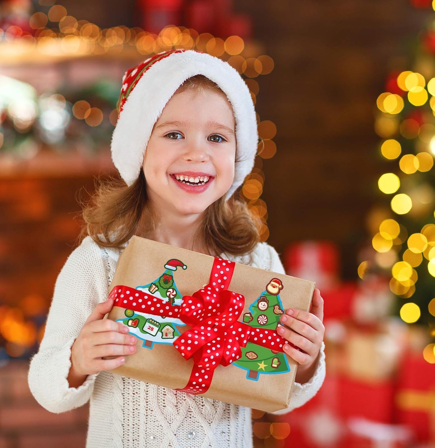 Christmas Crafts for Kids - 30PCS Make a Christmas Tree Stickers & Activities