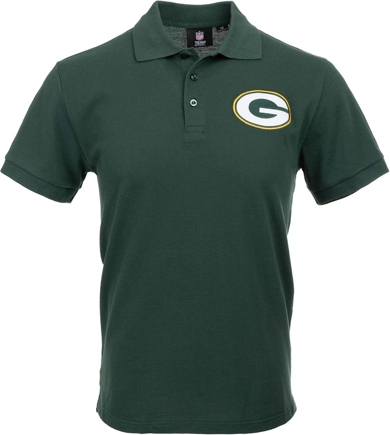 Men'S NFL Team Logo Casual Color Polo Short Sleeve Shirt