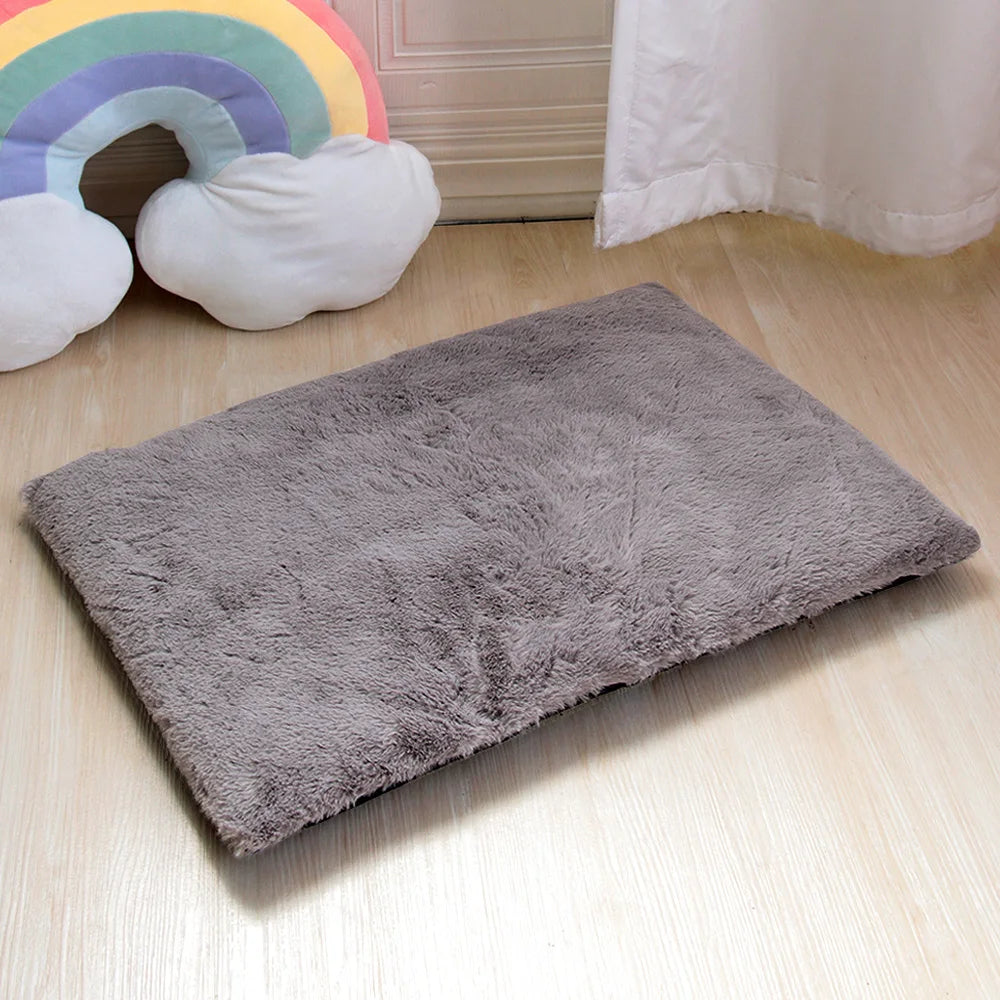 Thick Warm Dog Bed Mat Soft Pet Sleeping Cushion Mats Washable