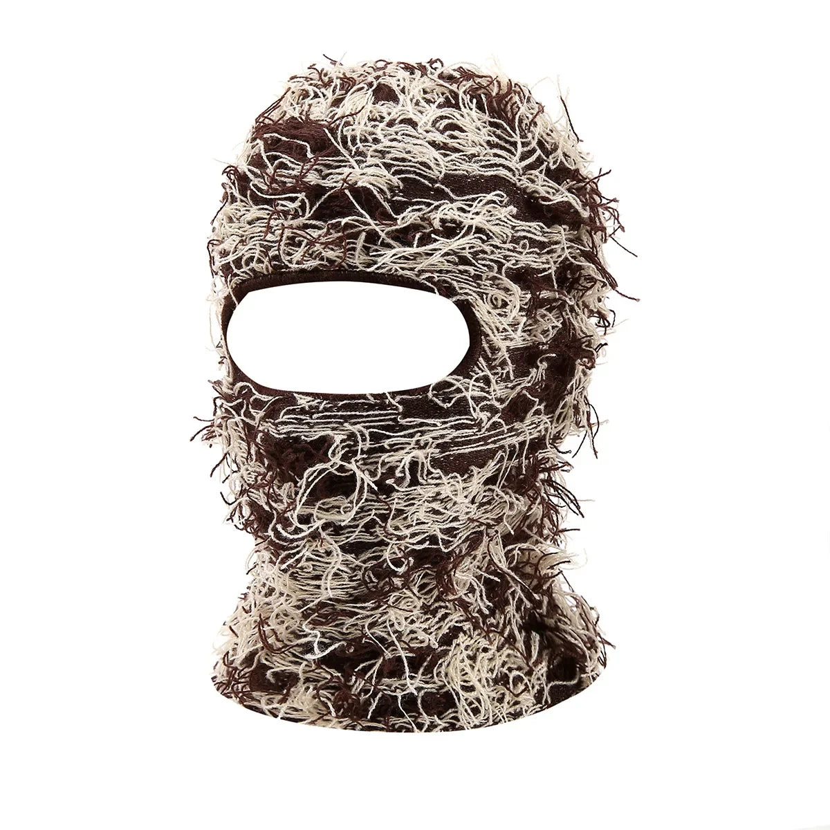 New Hip Hop Balaclava Distressed Knitted Caps Full Face Ski Mask