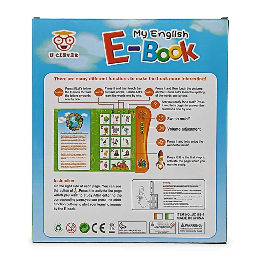 Interactive E-book Children ABC Smart Electronic Educational