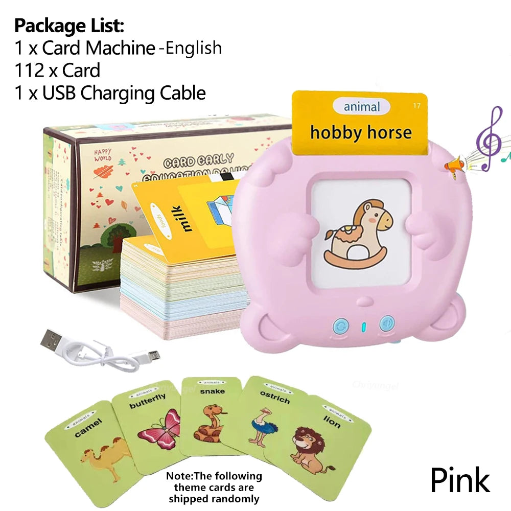 Talking Flash Cards for Kids Early Learning Educational Toy