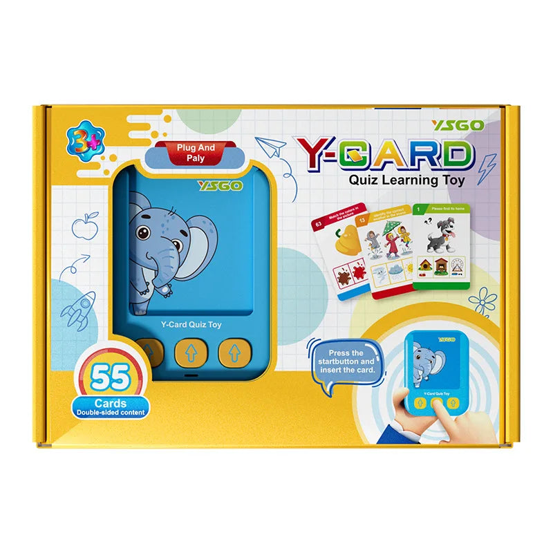 Children's Early Learning English Plug-in Cards Cognitive Voice