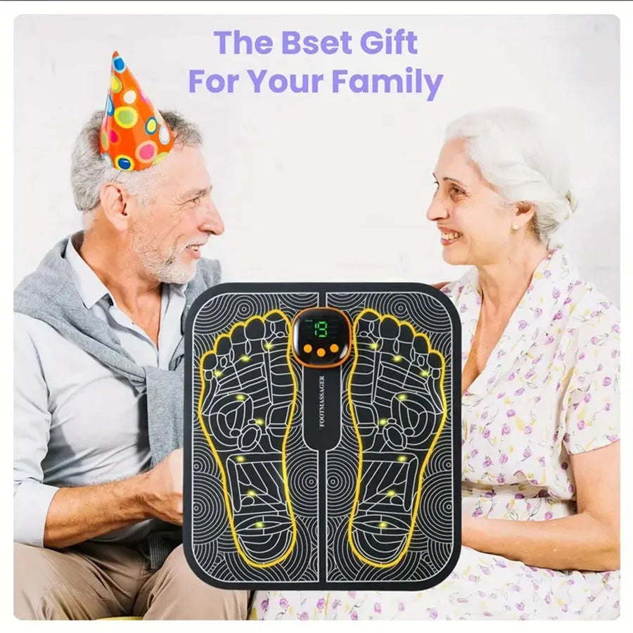 EMS Foot Massager for Muscle Relaxation,LCD Display Screen