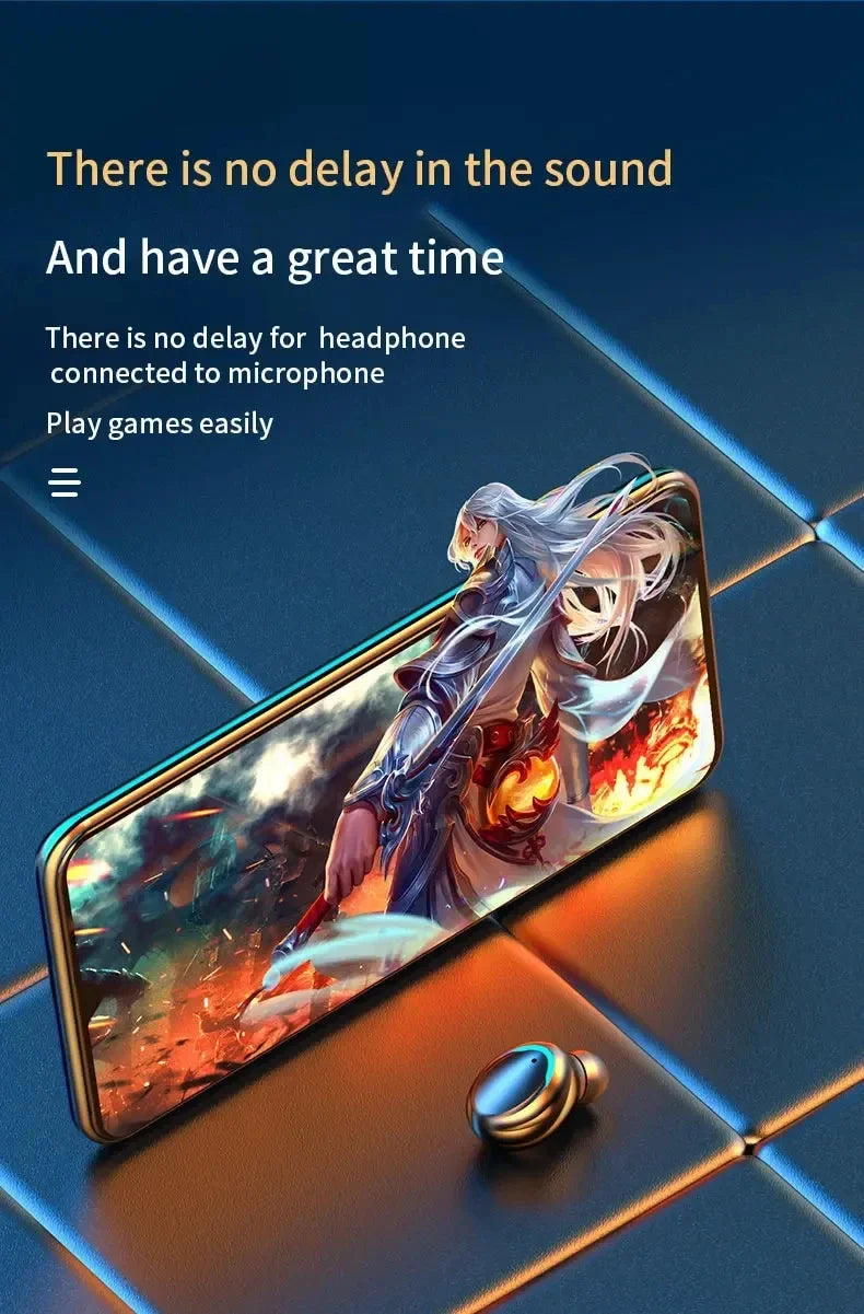 F9 Wireless Bluetooth Headphones Tws Waterproof Earbuds Earphones