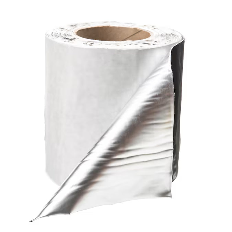 Instant Waterproof Repairs 6-In X 25-Ft Silver Aluminum Self-Adhesive Roll Flashing