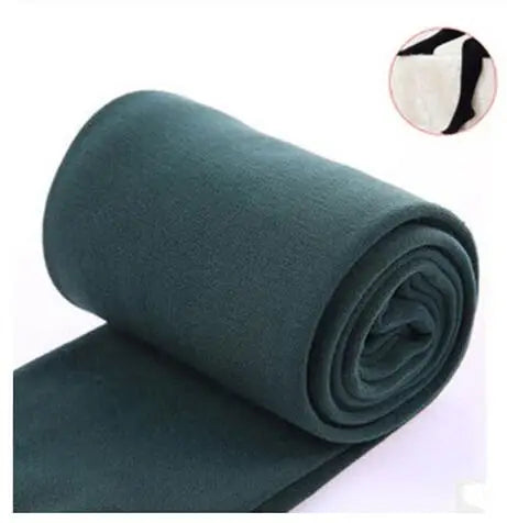 Autumn Winter Woman Thick Warm Leggings Candy Color B