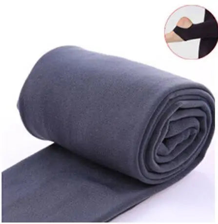 Autumn Winter Woman Thick Warm Leggings Candy Color B