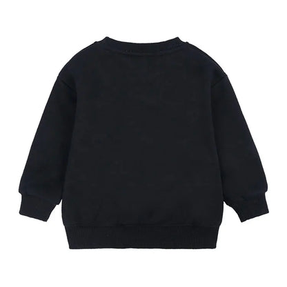 Fashion Solid Color Kids Clothes Boys Sweatshirt Cotton Long