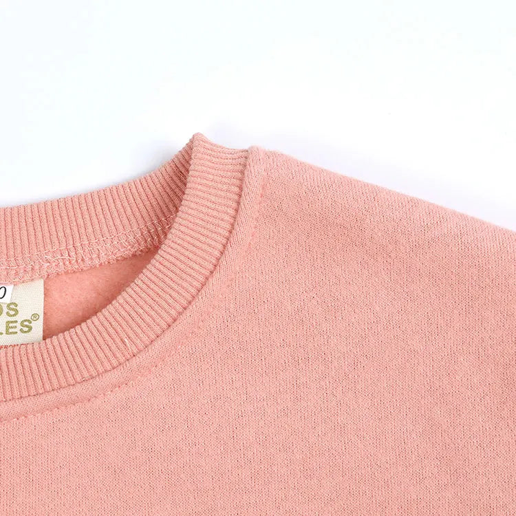 Fashion Solid Color Kids Clothes Boys Sweatshirt Cotton Long