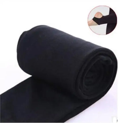 Autumn Winter Woman Thick Warm Leggings Candy Color B