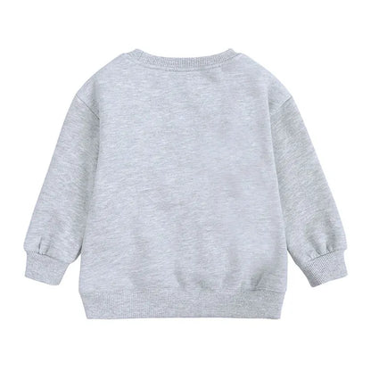 Fashion Solid Color Kids Clothes Boys Sweatshirt Cotton Long