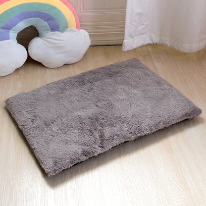 Thick Warm Dog Bed Mat Soft Pet Sleeping Cushion Mats Washable
