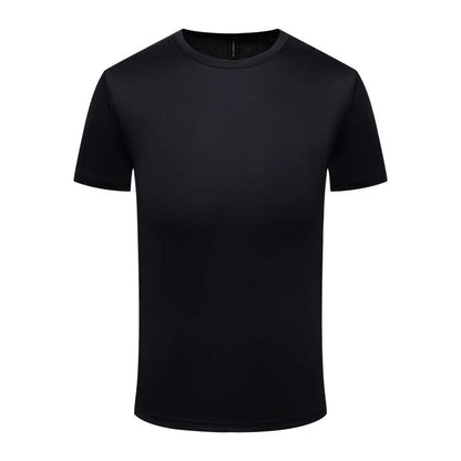 Quick Dry Round Neck T-shirt Custom Printed Embroidered Logo
