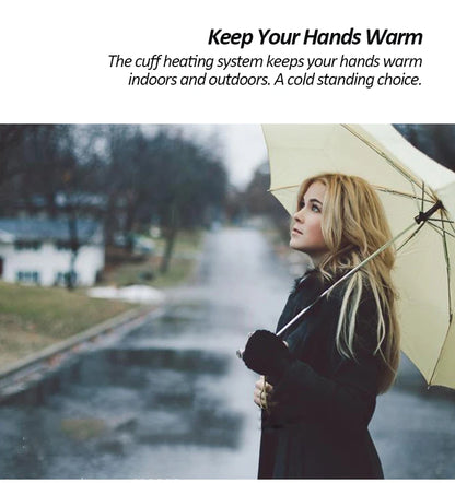 Men's parka Winter Warm USB  Heating Jackets Smart Thermostat