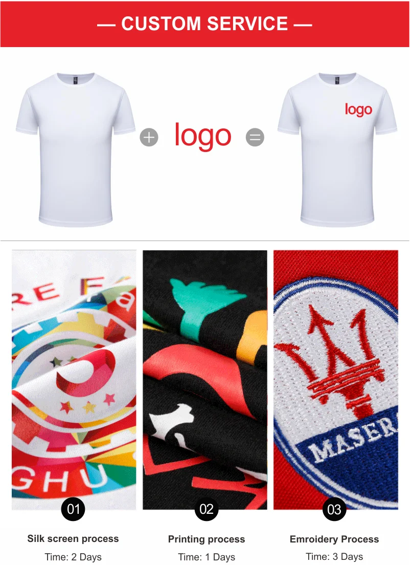 Quick Dry Round Neck T-shirt Custom Printed Embroidered Logo