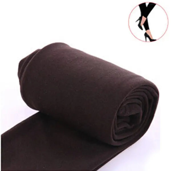 Autumn Winter Woman Thick Warm Leggings Candy Color B