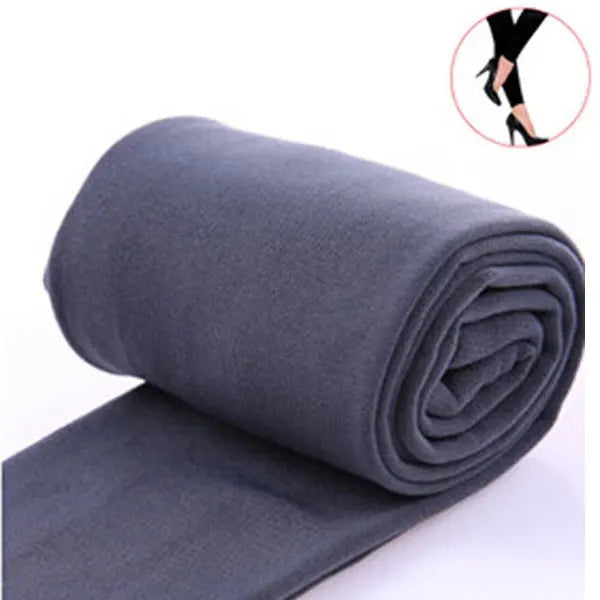 Autumn Winter Woman Thick Warm Leggings Candy Color B