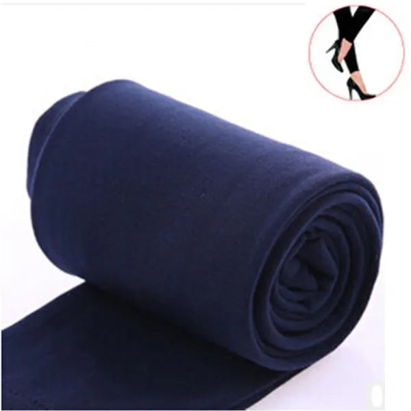 Autumn Winter Woman Thick Warm Leggings Candy Color B