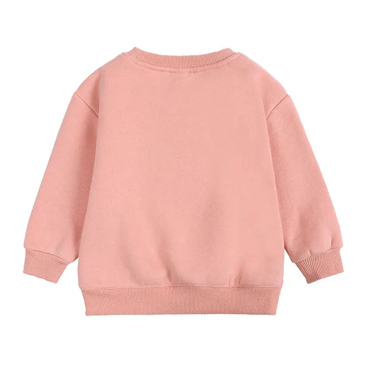 Fashion Solid Color Kids Clothes Boys Sweatshirt Cotton Long