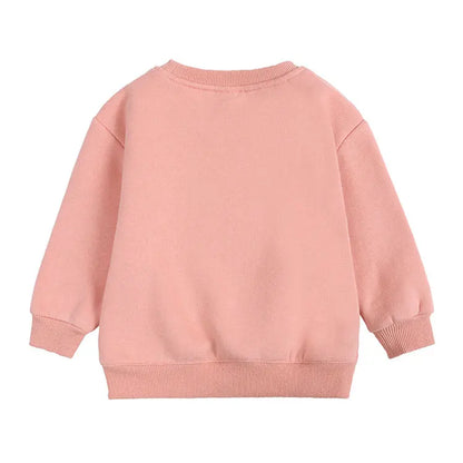 Fashion Solid Color Kids Clothes Boys Sweatshirt Cotton Long