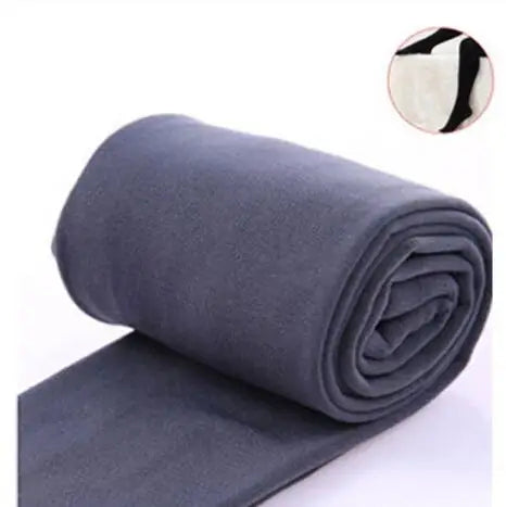 Autumn Winter Woman Thick Warm Leggings Candy Color B
