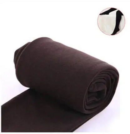 Autumn Winter Woman Thick Warm Leggings Candy Color B