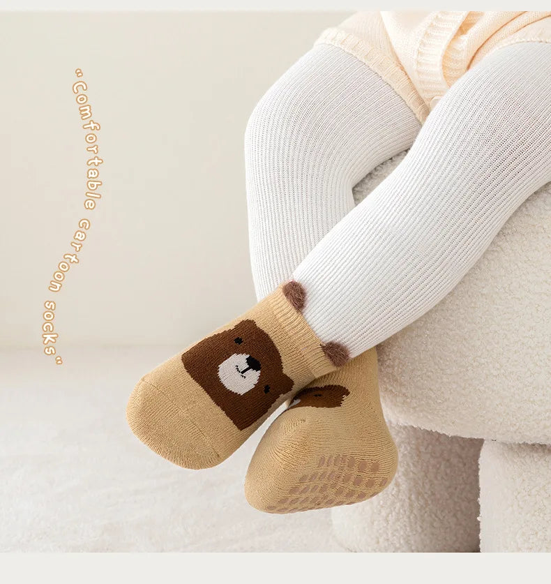 Autumn Winter Thicken Baby Toddler Thermal Socks Trampoline