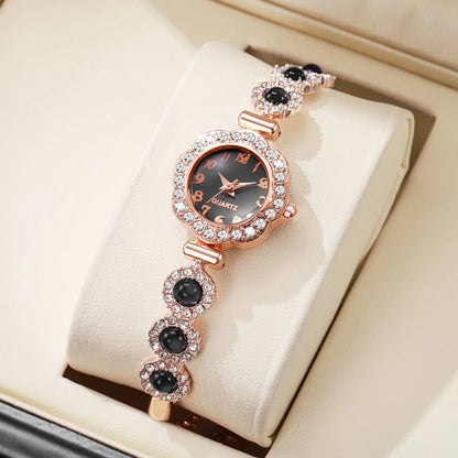 Elegant Rhinestone Bracelet Strap Women Watches Fashion