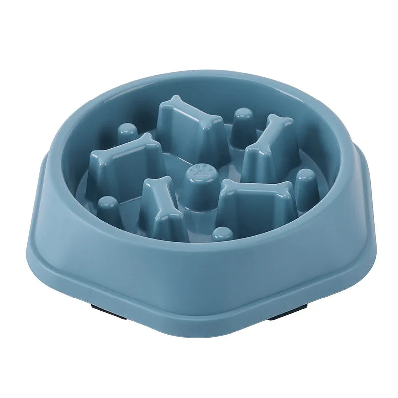 Slow Feeder Dog Bowl Anti-choking Puppy Food Bowl Anti-slip