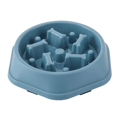 Slow Feeder Dog Bowl Anti-choking Puppy Food Bowl Anti-slip