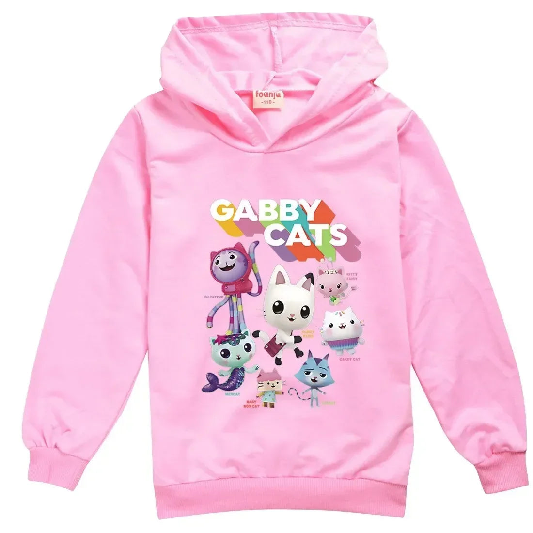 Gabbys Doll House Hoodie Children Spring Autumn New Kids