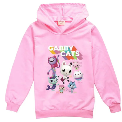 Gabbys Doll House Hoodie Children Spring Autumn New Kids