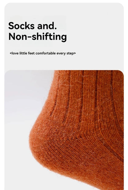 Socks Girl Wool Child Keep Warm Baby Girls Children's Winter