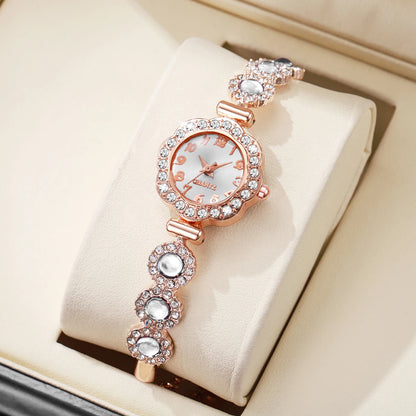 Elegant Rhinestone Bracelet Strap Women Watches Fashion