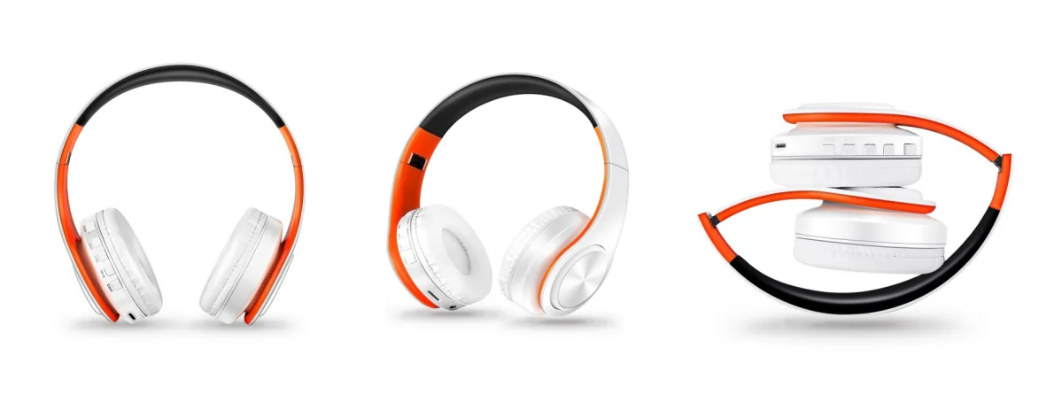 Men Gift Gold Wireless Headphones Bluetooth Earphone Stereo