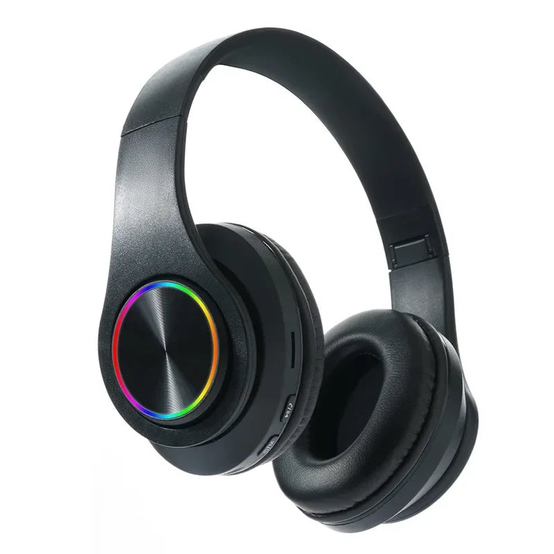 Foldable Bluetooth Headsets  Wireless Headphones With Mic Stereo