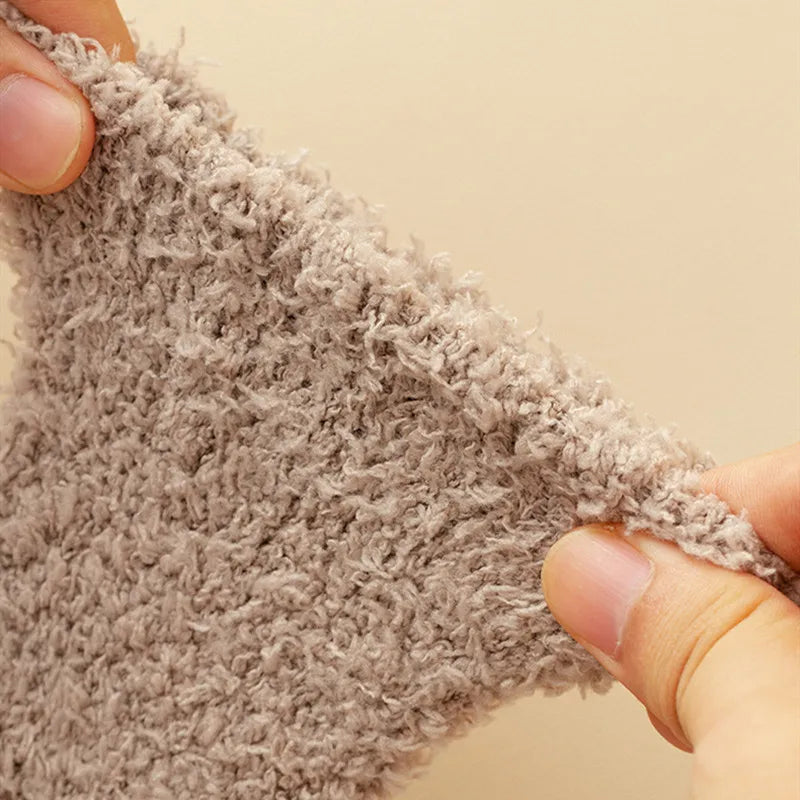 Winter Thick Newborn Socks Coral Fleece Warm Kids Leg Warmers