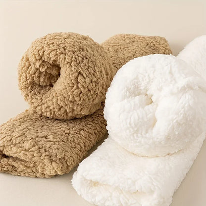 CZHIYAO Winter Velvet Socks with Super Thick Insulation, Anti-Slip