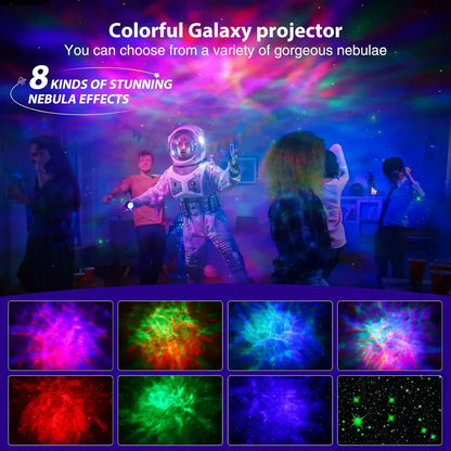 Star Projector Galaxy Night Light Astronaut Space Projector