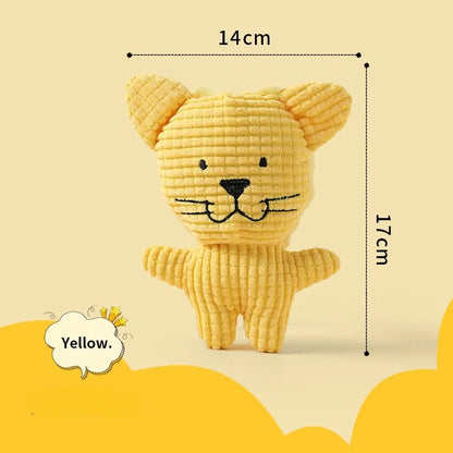 Plush Companion Sleeping Duck Dog Toys for Small Large