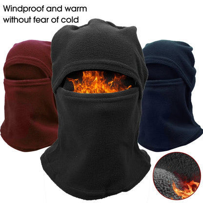 Winter Warm Outdoor Riding Full Face Mask Covers Balaclava Fleece