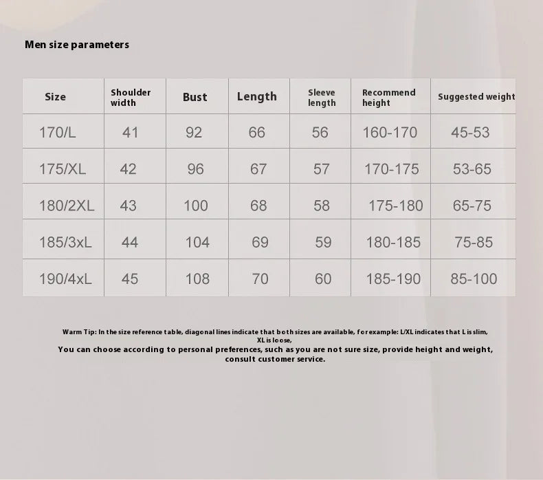 Men Double-Sided Non-marking Heating Thermal Underwear