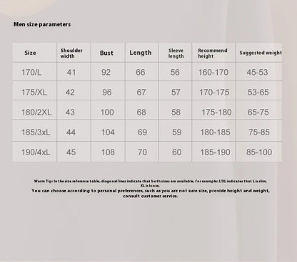 Men Double-Sided Non-marking Heating Thermal Underwear