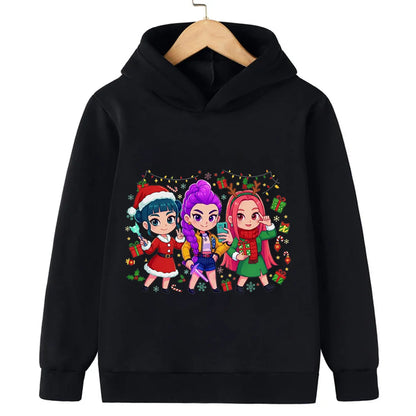 Merry Christmas! Witch Hunt Girls and boys hooded sweatshirts