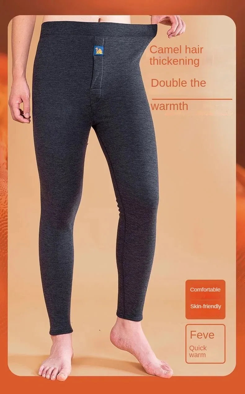 Thermal Underwear Men's Winter Clothes Fleece Keep Warm
