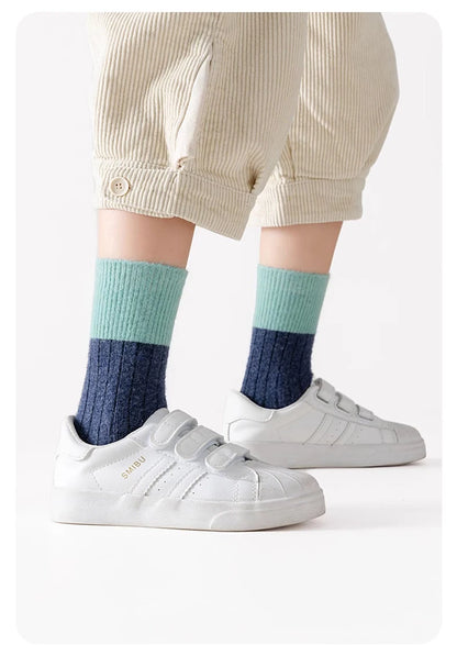 Socks Girl Wool Child Keep Warm Baby Girls Children's Winter